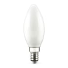ALPHA ELETTRONICA - Lampadina a filamento a Led E14 - 4,5W - 230Vac - Opaca - Bianco caldo