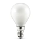 ALPHA ELETTRONICA - Lampada a filamento led mini-bulbo - 230Vac - E14 - 4,5W  - Bianco caldo