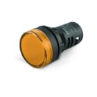ALPHA ELETTRONICA - Indicatore Led da pannello - 12Vac/dc - Giallo