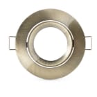 ALPHA ELETTRONICA - Supporto bronzo per lampada led - ghiera orientabile - Ø83mm - Attacco NON incluso