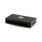 ALPHA ELETTRONICA - Switch Fast Ethernet 10 porte - 8FE(PSE)+2FE uplink - PoE+ - Unmanaged - con funzione TVCC, VLAN - METALLO