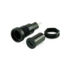 ALPHA ELETTRONICA - Portafusibile da pannello per fusibili 5x20mm