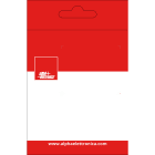 ALPHA ELETTRONICA - Polybag 85x130mm - Rosso
