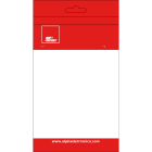 ALPHA ELETTRONICA - Polybag 130x230mm - Rosso