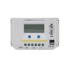 ALPHA ELETTRONICA - Regolatore di carica PWM 12/24V 20A con display, uscita USB 5V e crepuscolare configurabile - per impianto fotovoltaico