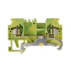 ALPHA ELETTRONICA - Morsetto serrafilo Din WS 0,2÷2,5mm² giallo-verde