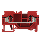 ALPHA ELETTRONICA - Morsetto serrafilo Din WS 0,2÷4mm² rosso