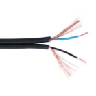 ALPHA ELETTRONICA - Cavo piattina schermata 2x0,14mm² - Nero