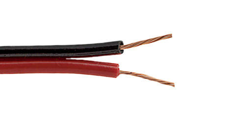 ALPHA ELETTRONICA - Cavo piattina 2x2,5mm² - Rosso e nero
