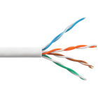 ALPHA ELETTRONICA - Cavo Cat.6 - AWG24 - U/UTP - Conduttore rigido - Rame puro - Bianco RAL9003 - 305m