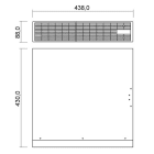 ALPHA ELETTRONICA - Box batteria per KUPSP1000 - 36Vdc - 6 batterie 12Vdc 9Ah (2P3S) - posizionamento Rack 19/Tower