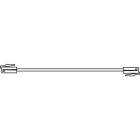 ALPHA ELETTRONICA - Cavo di rete Patch Slim in Rame Cat. 6 Giallo U/UTP LSZH 0,5m