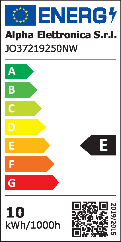 ALPHA ELETTRONICA - Striscia Led 140 Led/m 2835 - 230Vac - 19W/m - Bianco naturale - 50m
