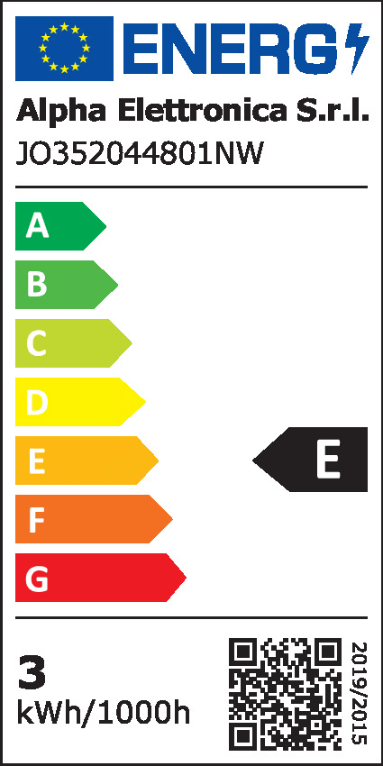 ALPHA ELETTRONICA - Striscia Led COB 80 led/m - 4,8W/m - 24Vdc - 8mm - Bianco naturale 4000K