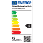 ALPHA ELETTRONICA - Striscia Led 140 Led/m 2835 - 230Vac - 19W/m - Bianco naturale - 20m
