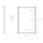 ALPHA ELETTRONICA - Pannello fotovoltaico Monocristallino - 120W - 26,16V