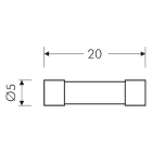 ALPHA ELETTRONICA - FUS 0.800MA RITARDATI 250V.5X20