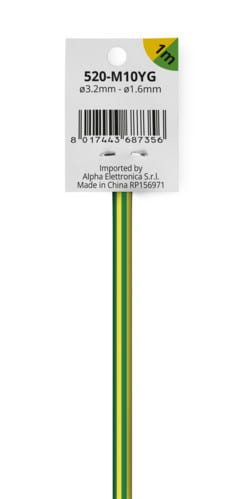 ALPHA ELETTRONICA - GUAINA TERMORESTRINGENTE 2.4MM GIALLO...