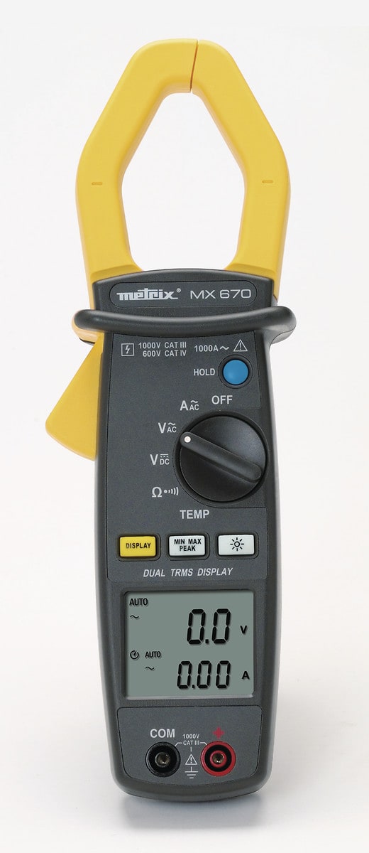 AMRA CHAUVIN ARNOUX - CHAUVIN ARNOUX MX670 MULTIMETRO A PINZA