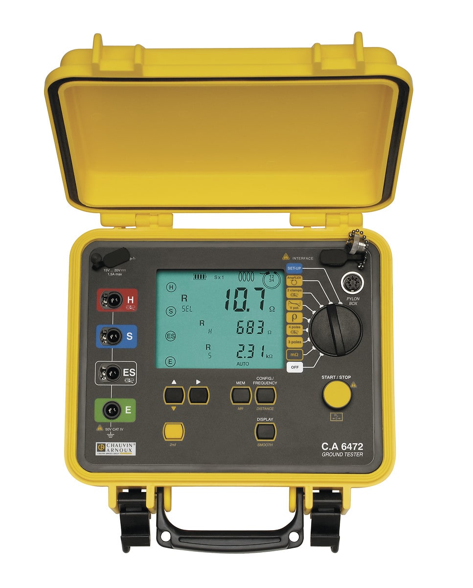 AMRA CHAUVIN ARNOUX - CHAUVIN ARNOUX CA 6472 TESTER DI TERRA