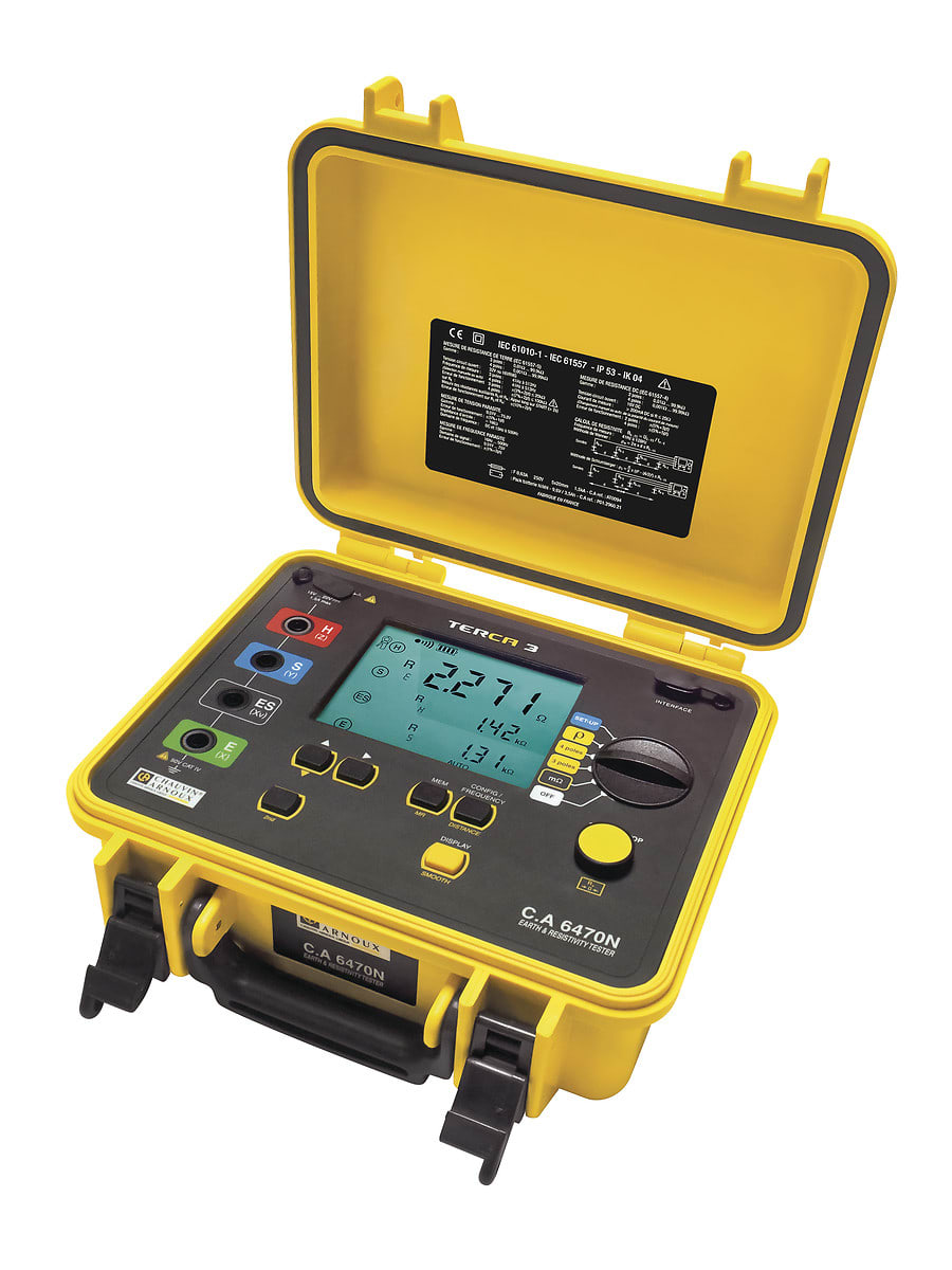 AMRA CHAUVIN ARNOUX - CHAUVIN ARNOUX CA 6470N TESTER DI TERRA