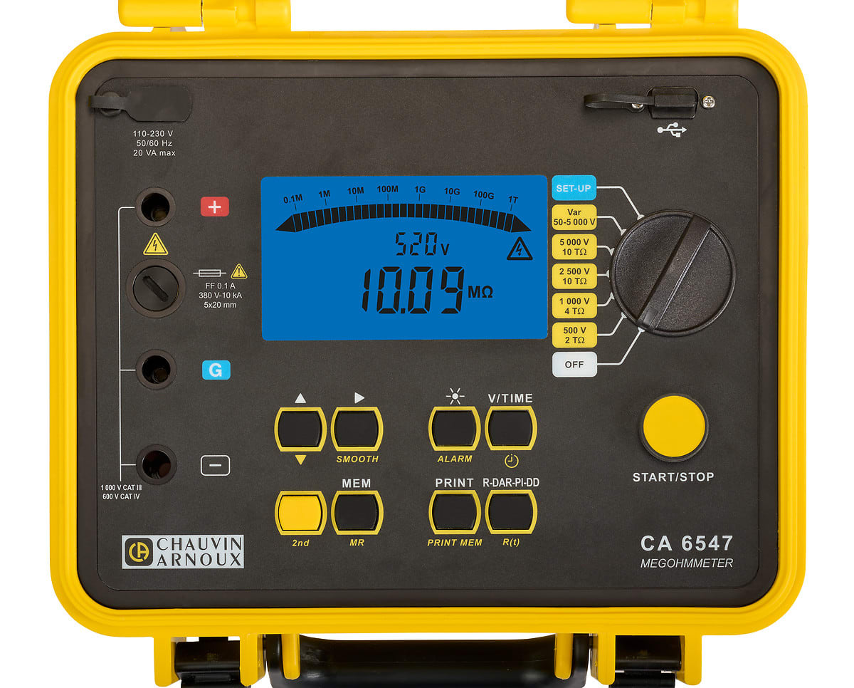 AMRA CHAUVIN ARNOUX - CHAUVIN ARNOUX CA 6547 TESTER ISOLAMENTO