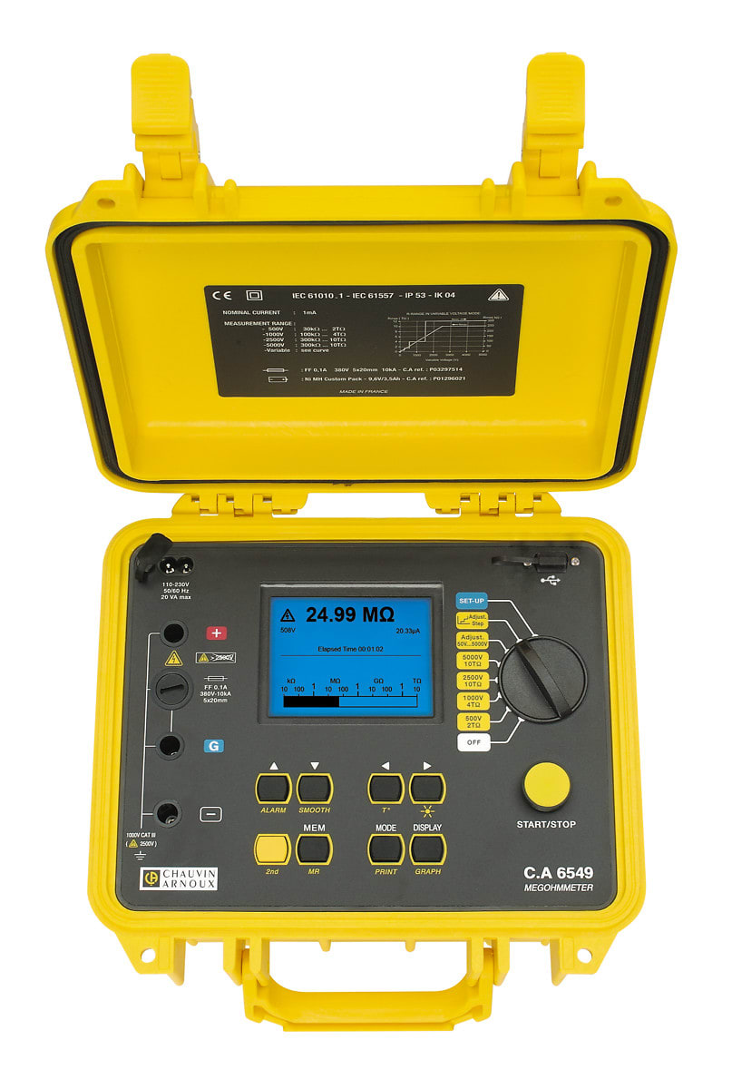 AMRA CHAUVIN ARNOUX - CHAUVIN ARNOUX CA 6549 TESTER ISOLAMENTO