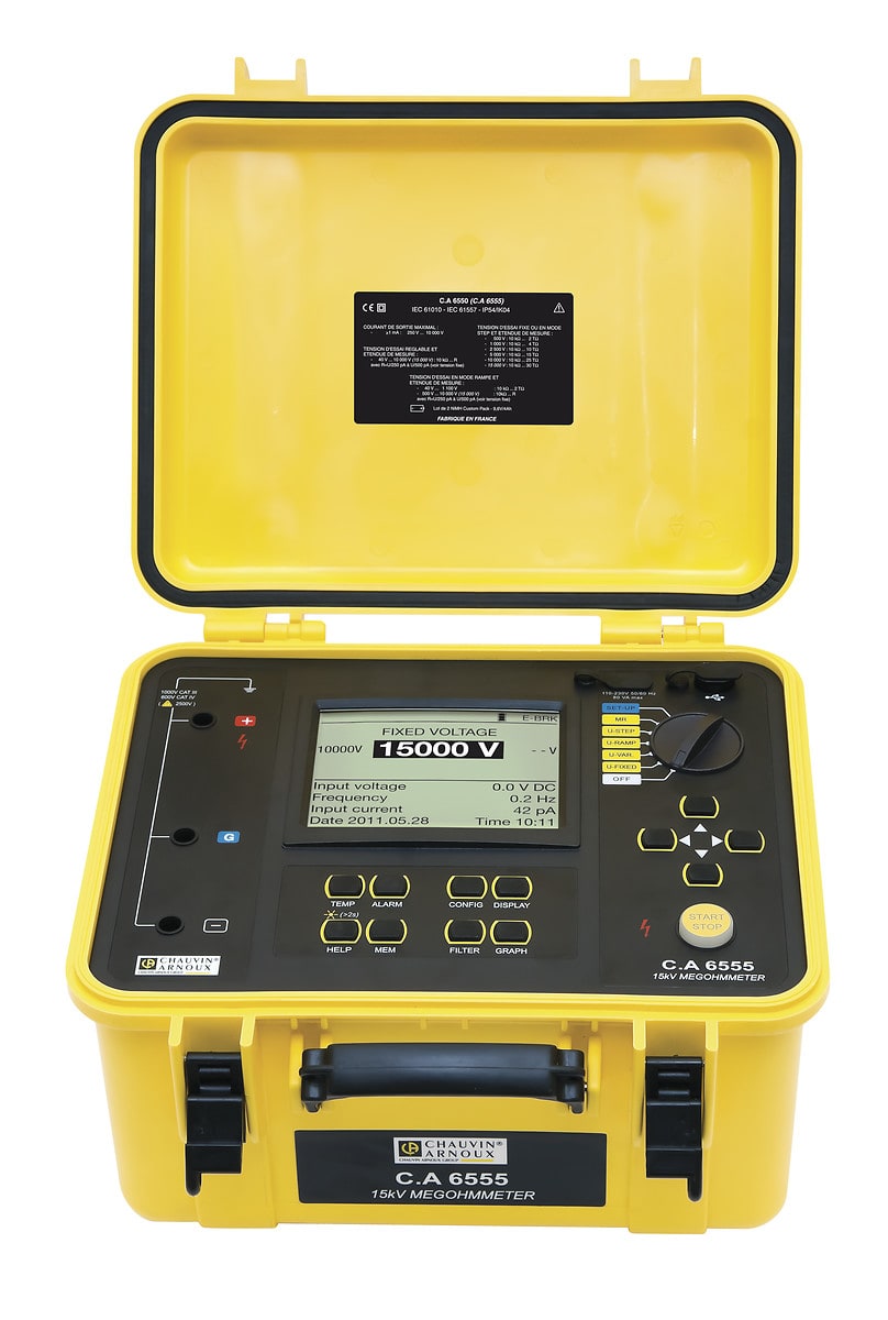 AMRA CHAUVIN ARNOUX - CHAUVIN ARNOUX CA 6555 TESTER ISOLAMENTO