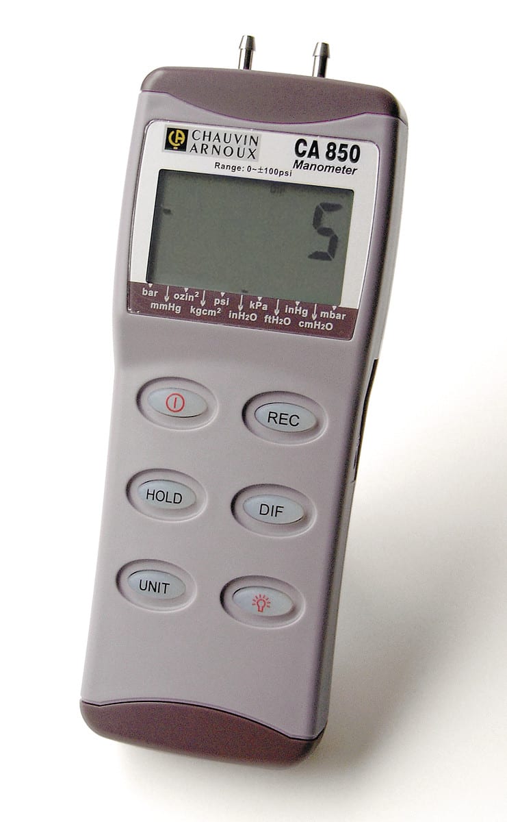 AMRA CHAUVIN ARNOUX - CHAUVIN ARNOUX CA 850 MANOMETRO 7 BAR