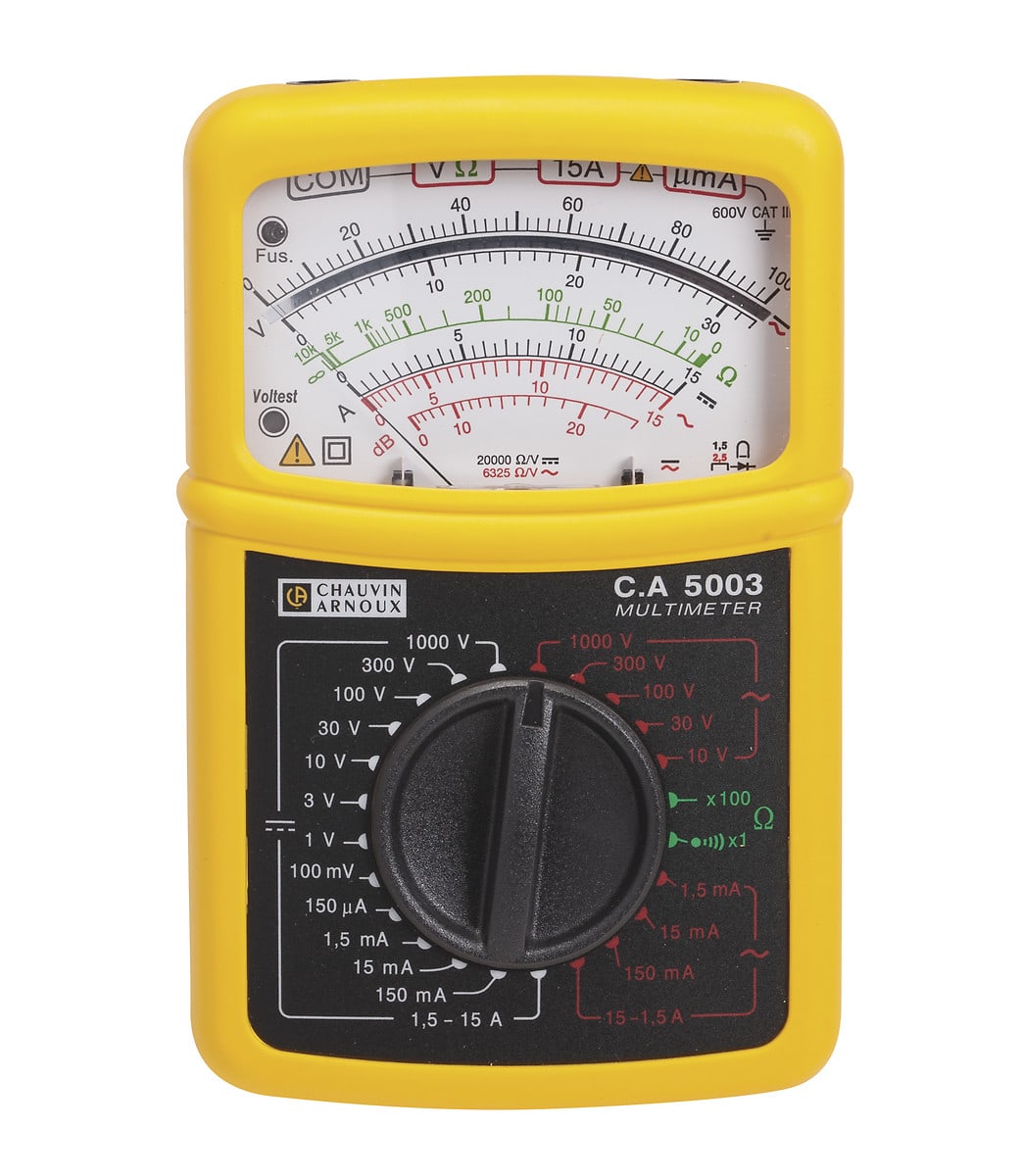 AMRA CHAUVIN ARNOUX - CHAUVIN ARNOUX CA 5003 MULTIMETRO ANALOG