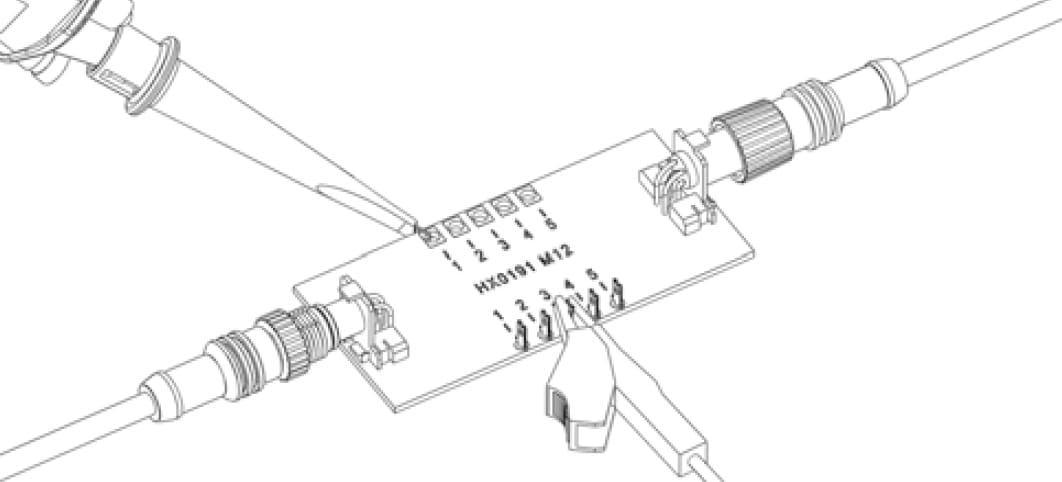 AMRA CHAUVIN ARNOUX - CHAUVIN ARNOUX HX191 SCHEDA BUS M12-8 FI