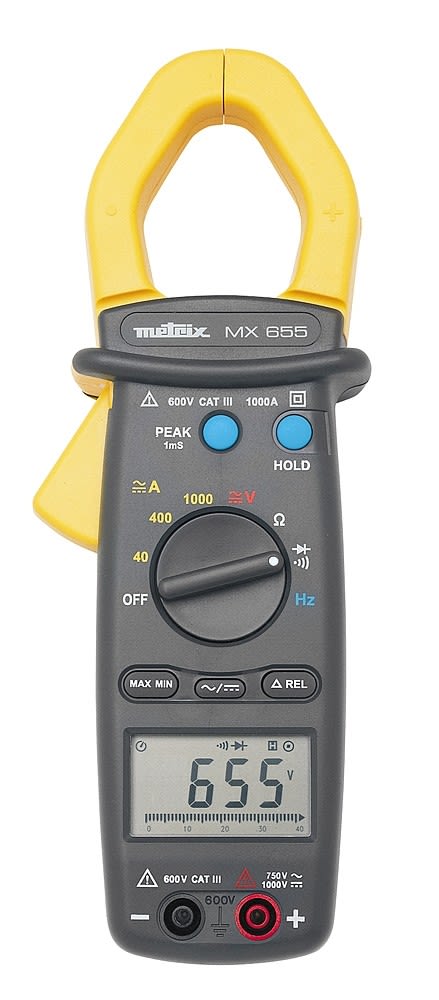 AMRA CHAUVIN ARNOUX - CHAUVIN ARNOUX MX655 MULTIMETRO A PINZA