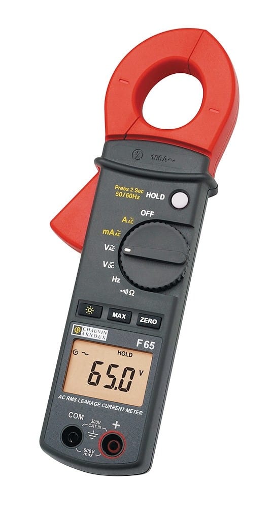 AMRA CHAUVIN ARNOUX - CHAUVIN ARNOUX F65 PINZA CORR. DISPERSIO
