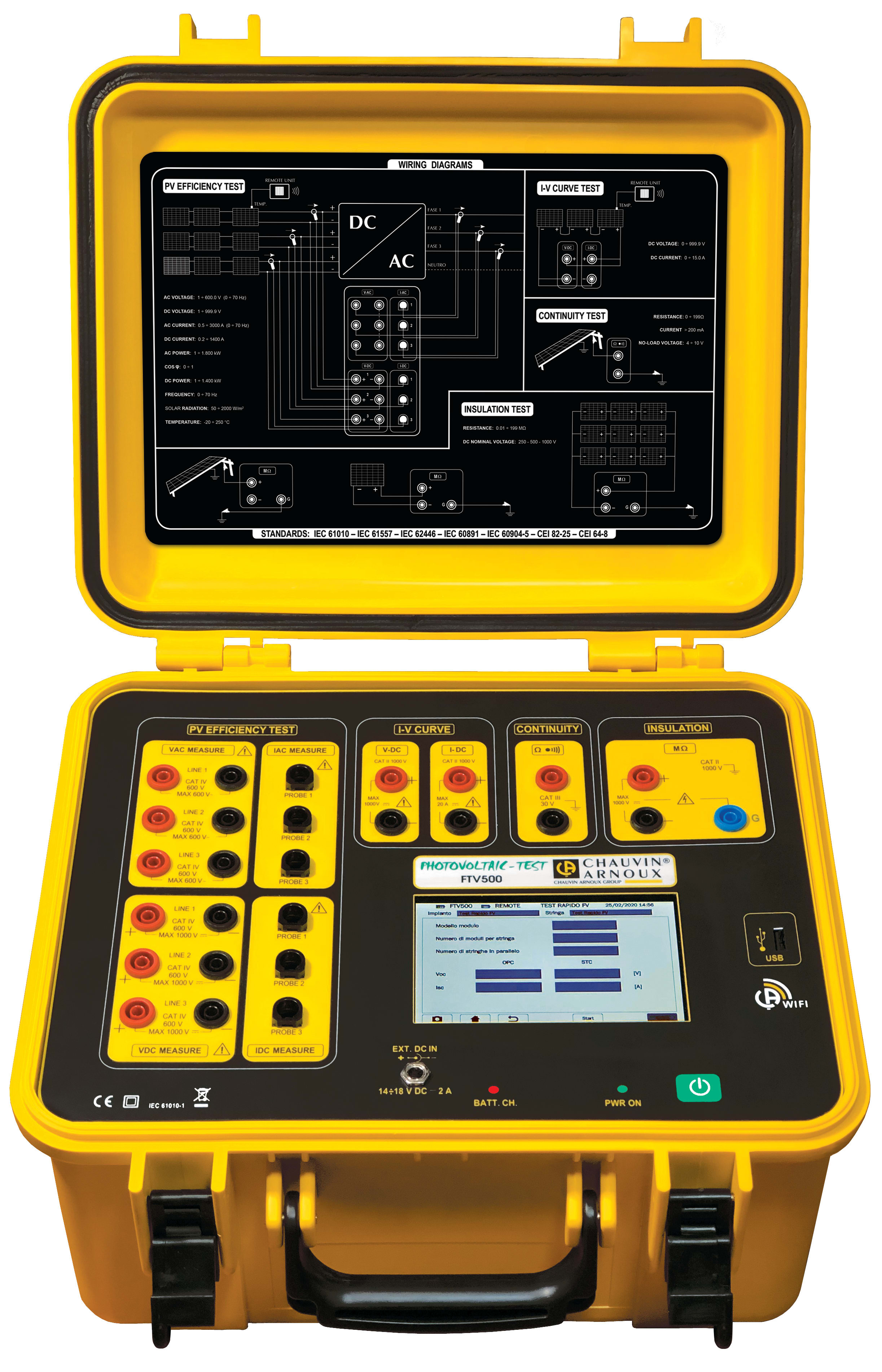 AMRA CHAUVIN ARNOUX - CHAUVIN ARNOUX PHOTOVOLTAIC-TEST FTV500