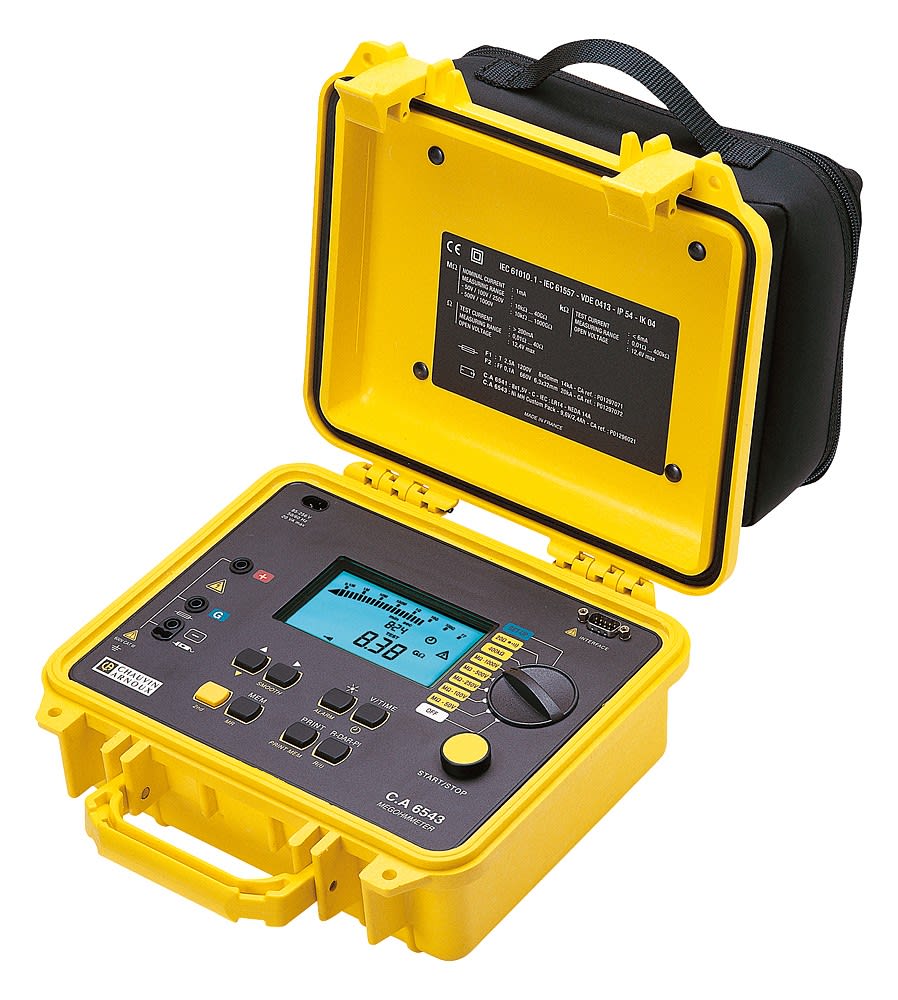 AMRA CHAUVIN ARNOUX - CHAUVIN ARNOUX CA 6543 TESTER ISOLAMENTO