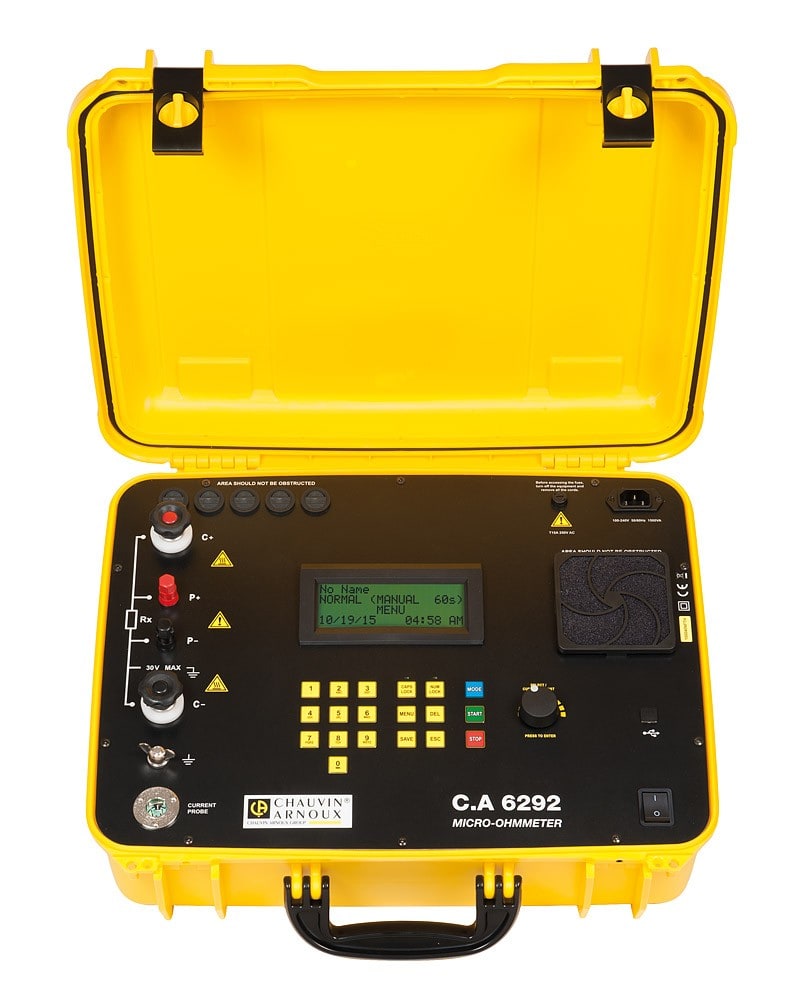 AMRA CHAUVIN ARNOUX - CHAUVIN ARNOUX CA 6292 MICROHMMETRO 200A