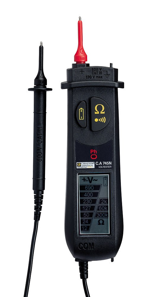 AMRA CHAUVIN ARNOUX - CHAUVIN ARNOUX CA 745N TESTER TENSIONE A