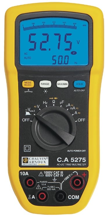 AMRA CHAUVIN ARNOUX - CHAUVIN ARNOUX CA 5275 MULTIMETRO DIGITA