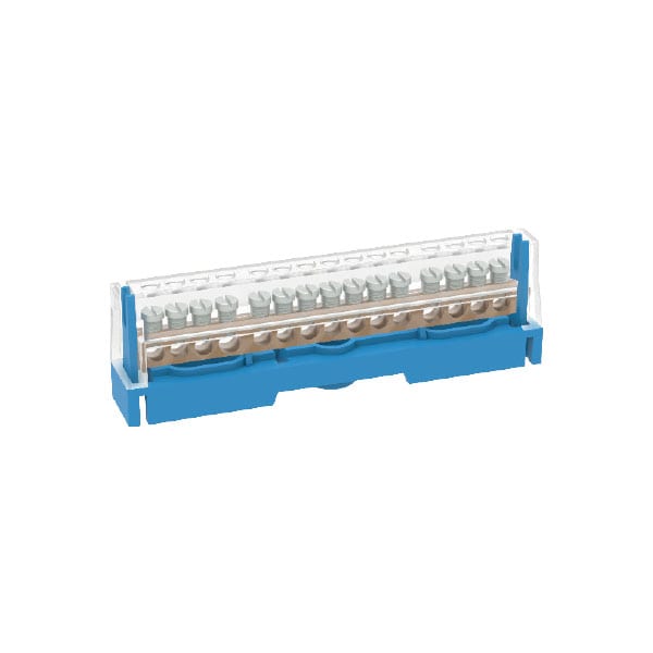 ARNOCANALI - MORSETTIERA RIPARTIZIONE 15FORI BLU