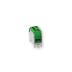 ARNOCANALI - MORSETTO UNIPOLARE 4 FORI VERDE