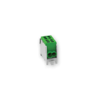 ARNOCANALI - MORSETTO UNIPOLARE 4 FORI VERDE