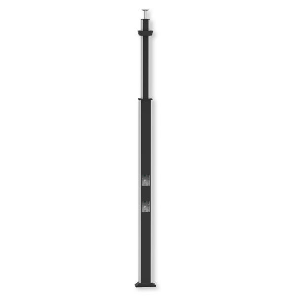 ARNOCANALI - COLONNA TWIN1 H270-380 ALLU NERO