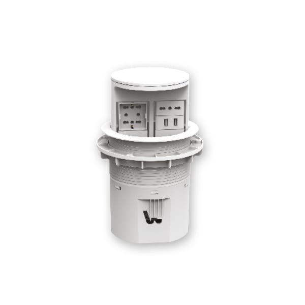 ARNOCANALI - TORRETTA 2 PRESE+2USB BIANCA M102.4S.A3