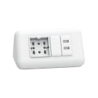 ARNOCANALI - MODULO 1 MULTIPRESA 2USB BIANCO