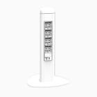 ARNOCANALI - TORRETTA 4PRESE+2USB+IN2P BIANCO