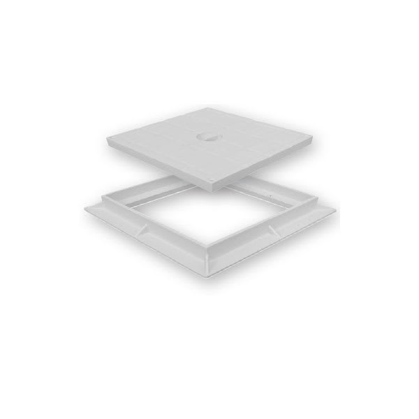 ARNOCANALI - TELAIO E COPERCHIO 20X20 GRIGIO
