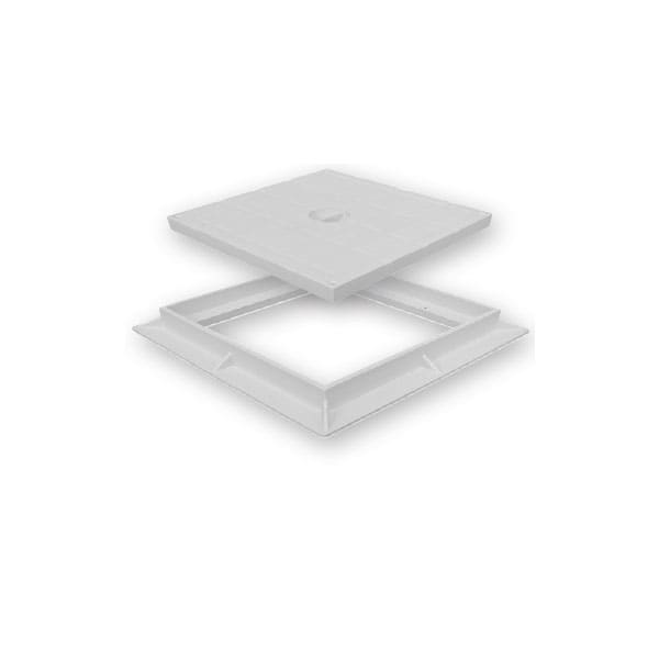 ARNOCANALI - TELAIO E COPERCHIO 30X30 GRIGIO