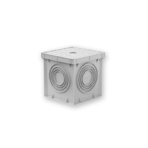 ARNOCANALI - POZZETTO E COPERCHIO 20X20CM GRIGIO