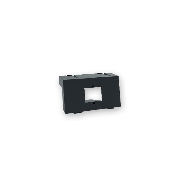 ARNOCANALI - MOSTRINA 2 MODULI DIN NERO