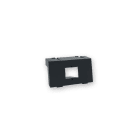 ARNOCANALI - MOSTRINA 2 MODULI DIN NERO